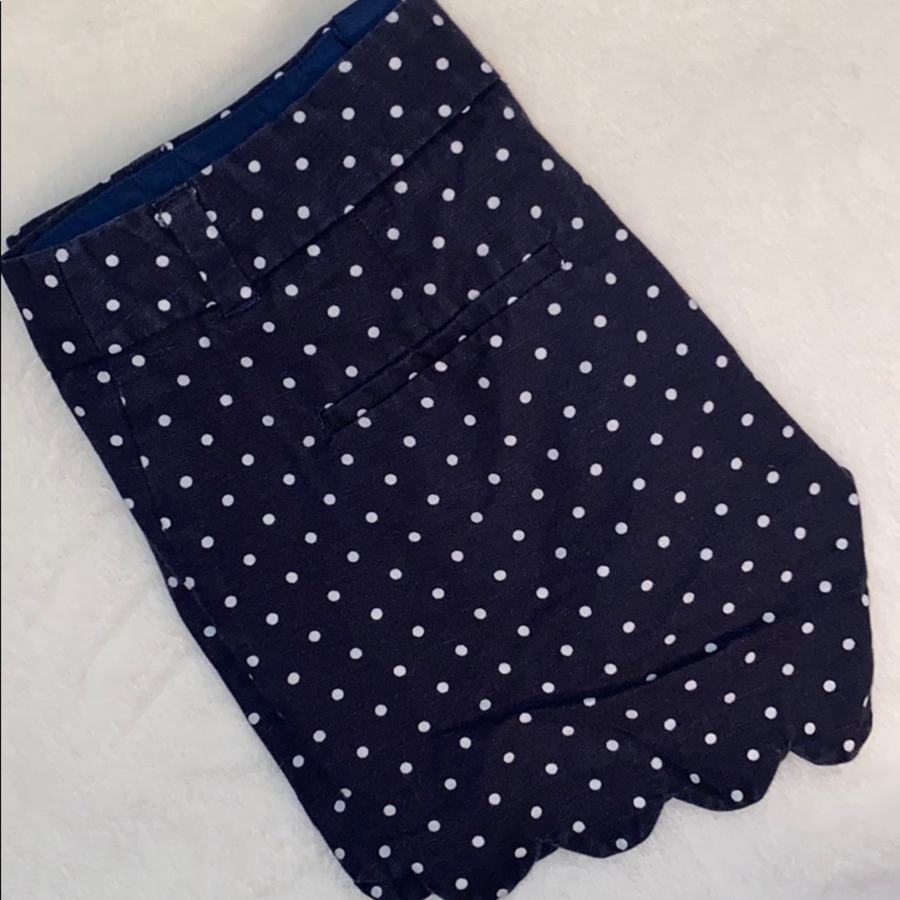 J. Crew Scallop Hem Shorts